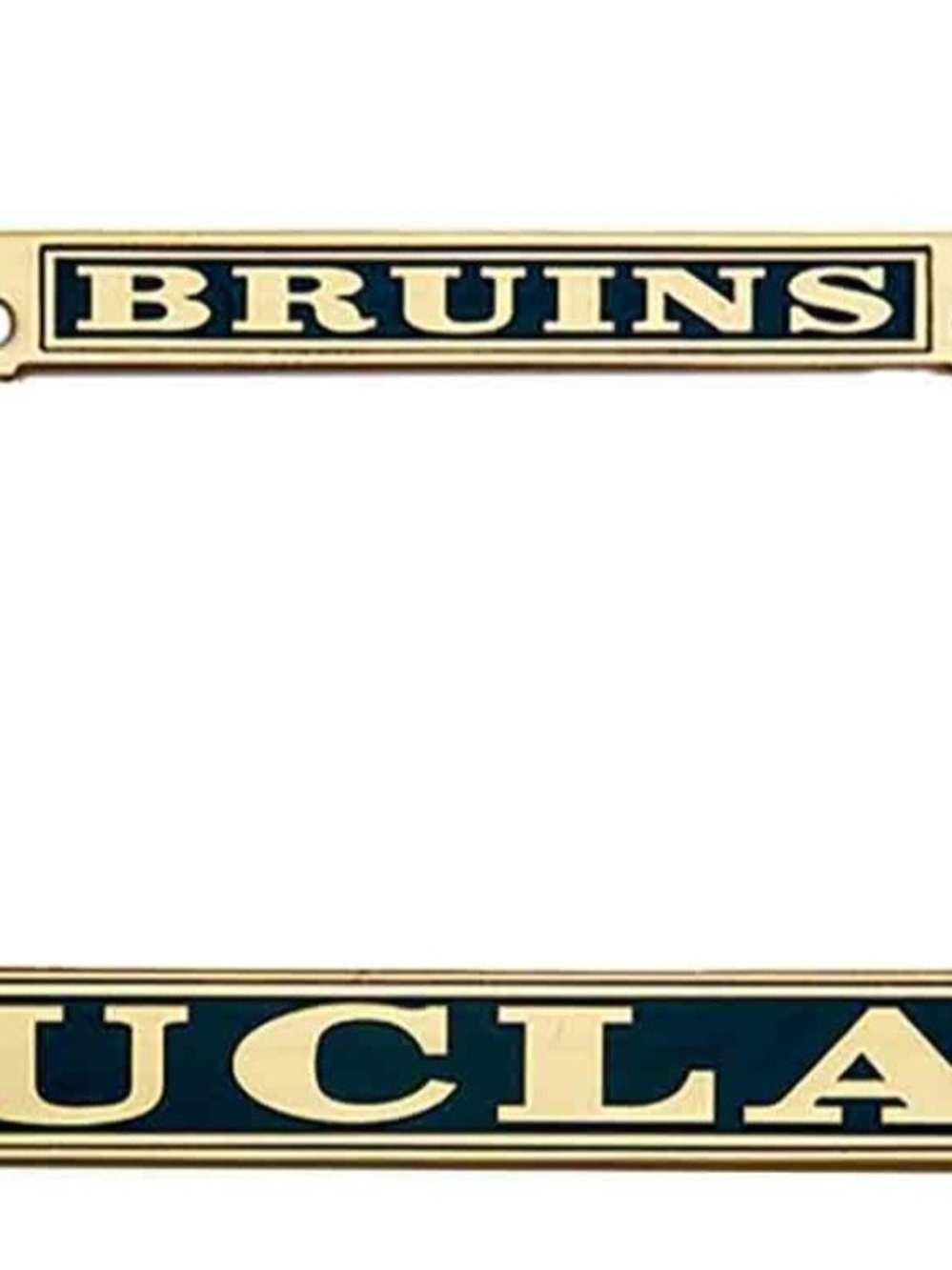 R&D Specialty Bruins UCL A Gold Custom License Plate Frame - Picture 6 of 6